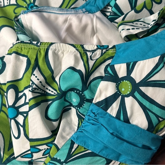 Trixxi Floral Halter Sundress Retro Flowers Party Resort Travel Y2K,  Belt,  7 - Picture 9 of 9